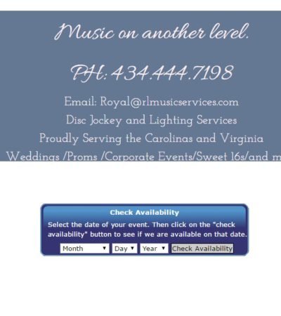 Home 2-Disc Jockey And Lighting Rlmusicservices Wake Forest Nc
